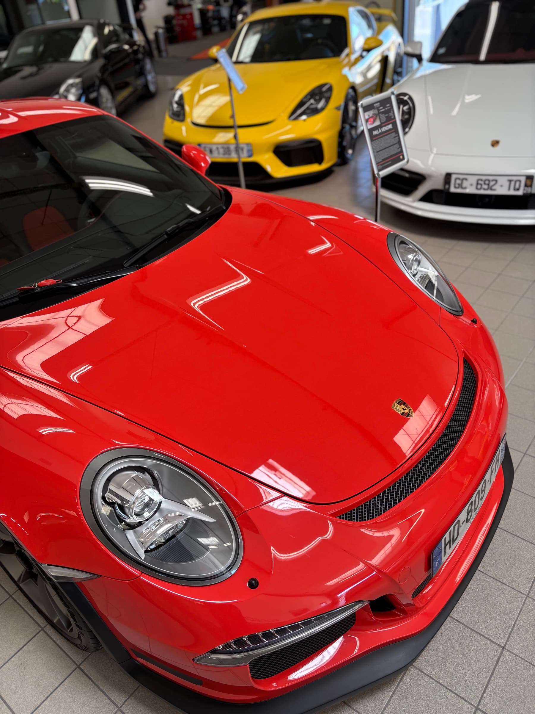 Porsche 911 GT3 — polissage et brillance